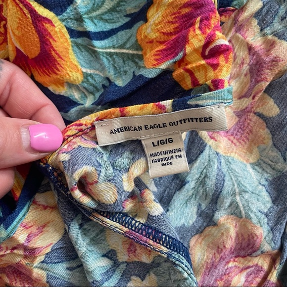 American Eagle Hawaiian Print Mini Dress - Picture 4 of 5